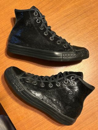 Converse All Star Lentejuelas Negro