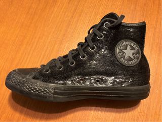 Converse All Star Lentejuelas Negro