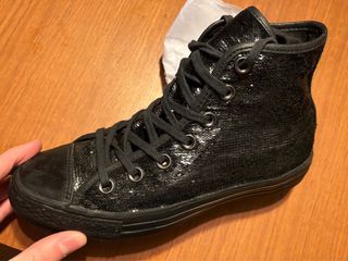 Converse All Star Lentejuelas Negro