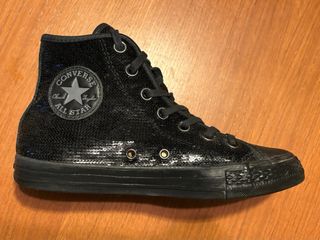 Converse All Star Lentejuelas Negro