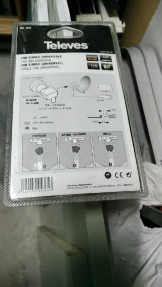 Conversor LNB Televes Universal