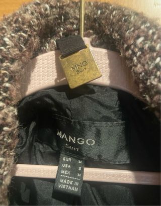 Abrigo Mango Marrón