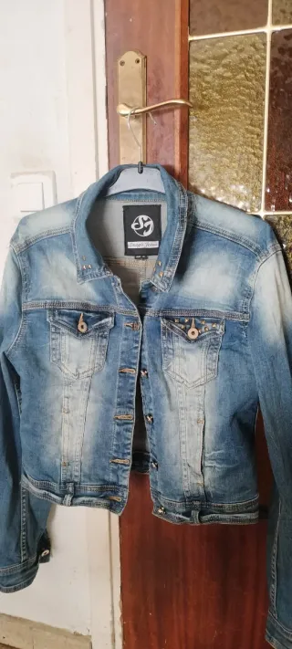 Chaqueta tejana mujer