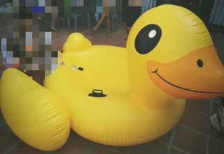 Cojín hinchable Intex Mega Duck