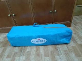 Cuna de viaje OLMITOS azul
