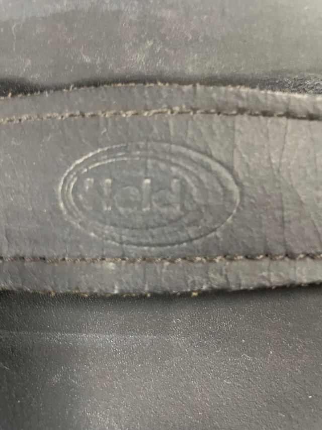 Alforja de cuero antigua