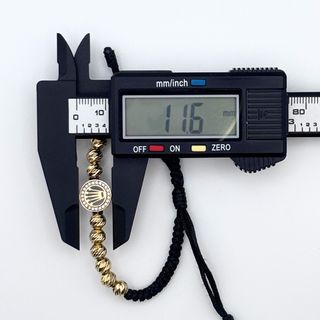 Pulsera Oro 18K, Corona y Bolas, 6.94gr, 18cm