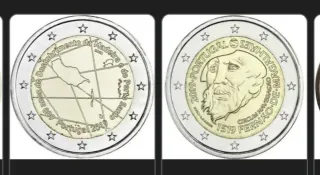 2 euros PORTUGAL 2019. Las 2 monedas.