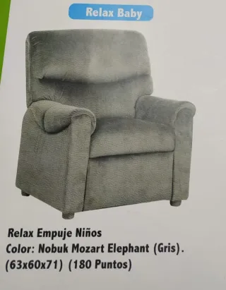 Poltrona Relax per Bambini Grigia