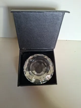 Portacandele Diamante Brandani Vetro Trasparente