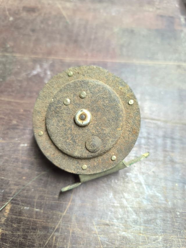 Carretel de pesca vintage