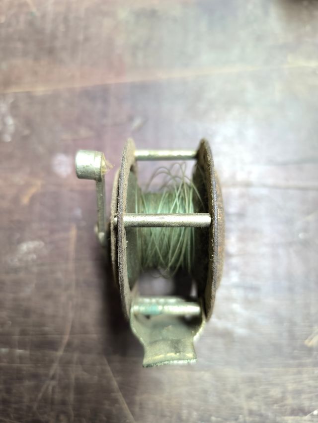 Carretel de pesca vintage