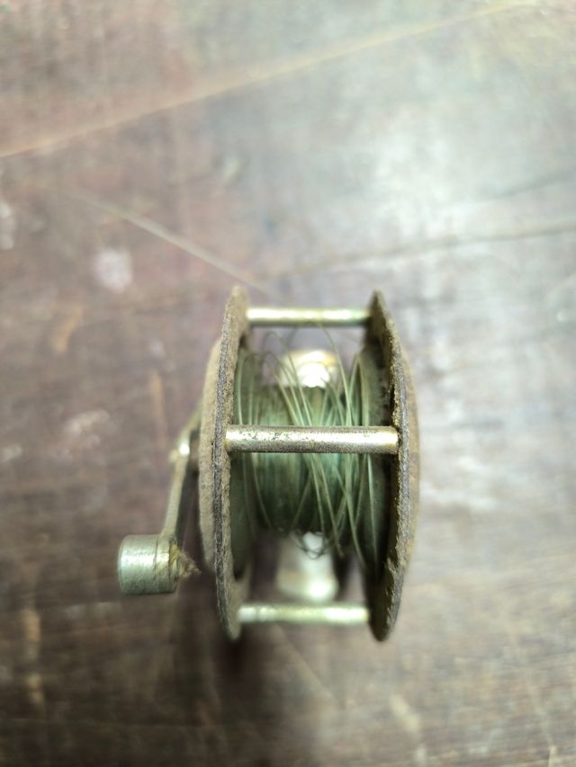 Carretel de pesca vintage
