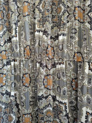 Vestido Mango Largo Estampado