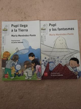 LOTE DE 8 LIBROS SERIE PUPI (blancos)