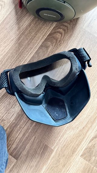 Casco Shark con máscara y gafas “Despiece”