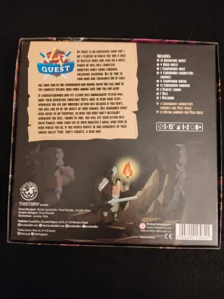 A4 Quest juedo de mesa en solitario