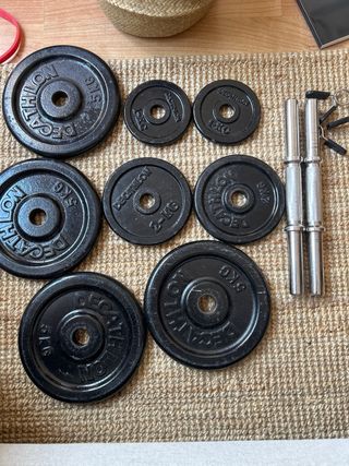 Mancuernas Decathlon 2x1kg, 2x2kg, 4x5kg