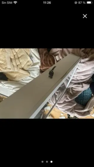 Espejo joyero blanco