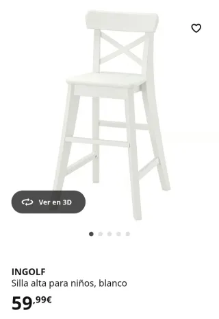 Silla alta Ingolf Ikea para niños