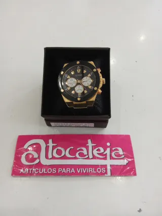 Reloj Guess Poseidón GW0057G1 Negro/Dorado