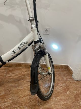 Bici Eléctrica Urbana NMOTO Blanca