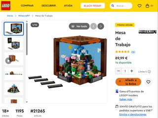 LEGO Minecraft 21265 - Mesa de Trabajo