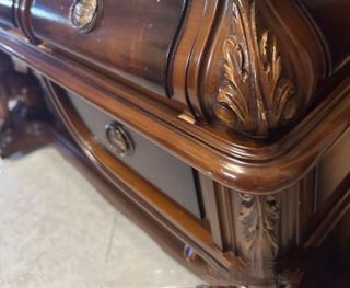 Mueble recibidor clásico madera seminuevo