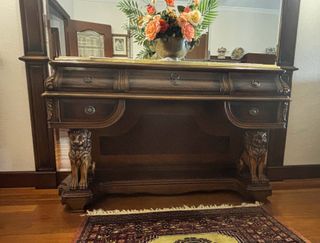 Mueble recibidor clásico madera seminuevo