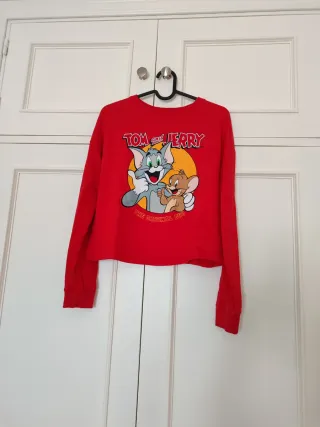 Camiseta Tom y Jerry Roja