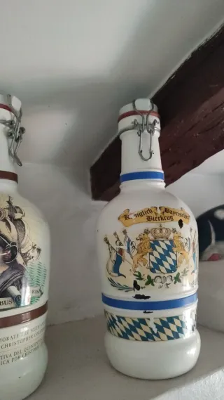 Botella cerveza alemana Bierkrug