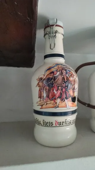 Botella cerveza alemana Bierkrug