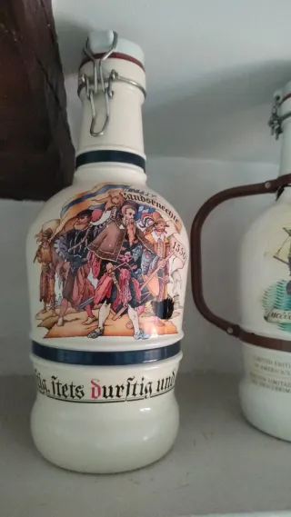Botella cerveza alemana Bierkrug