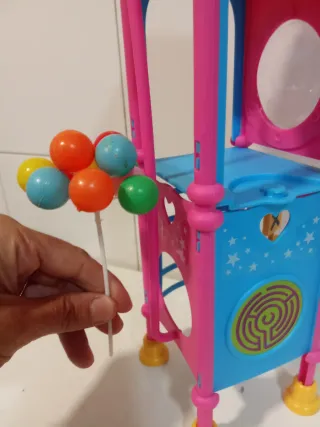 Nancy payaso disfraces globos pinypon