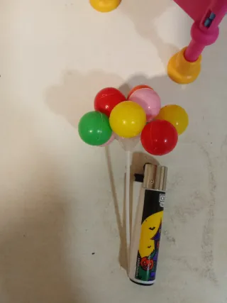 Nancy payaso disfraces globos pinypon