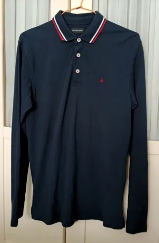 Polo Jack & Jones manga larga talla S