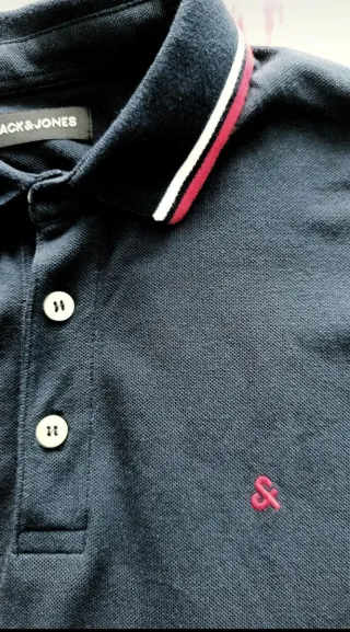 Polo Jack & Jones manga larga talla S