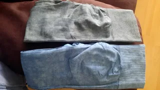 Leggings Push Up Azules y Grises Talla XS