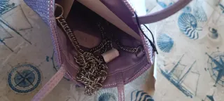 Bolso Zara Brillos Plata