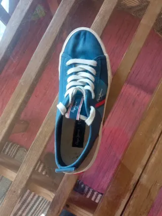Zapatillas Pepe Jeans Azul y Blanco