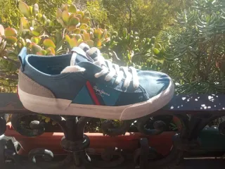 Zapatillas Pepe Jeans Azul y Blanco