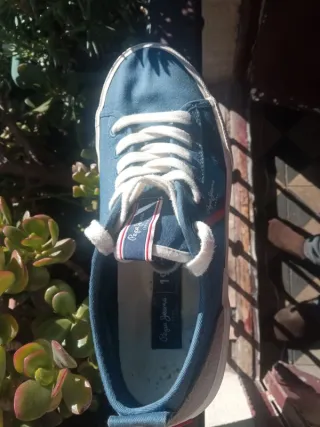 Zapatillas Pepe Jeans Azul y Blanco