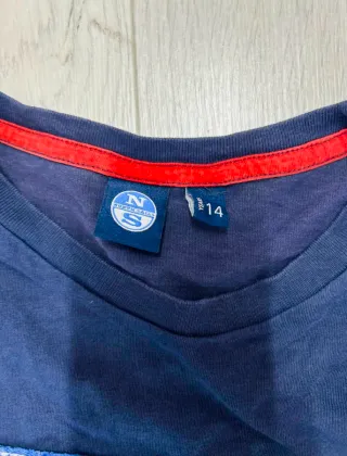 Maglietta North Sails Blu USA Flag