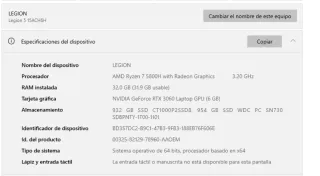 Lenovo Legion 5 Gen 6 AMD Phantom Blue