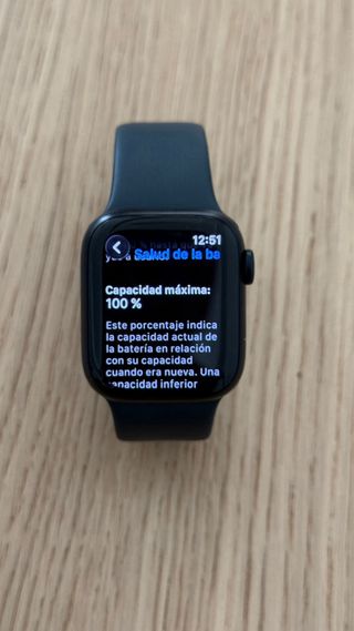 Apple Watch Series 8 41mm Negro/Plata