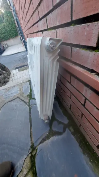 Radiador de aluminio blanco