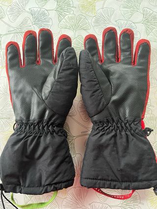 Guantes de esquí Salomon rojos y negros