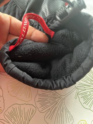 Guantes de esquí Salomon rojos y negros