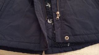 -Abrigo Benetton azul marino 140 cm  (7-8 años)