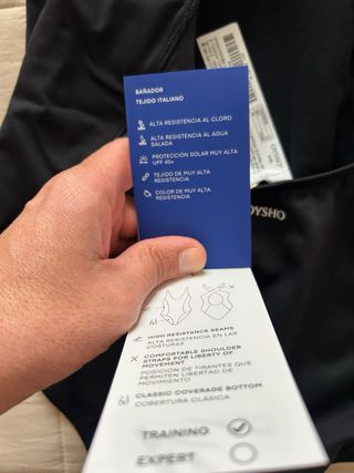 Bañador Oysho Negro Talla L Mujer